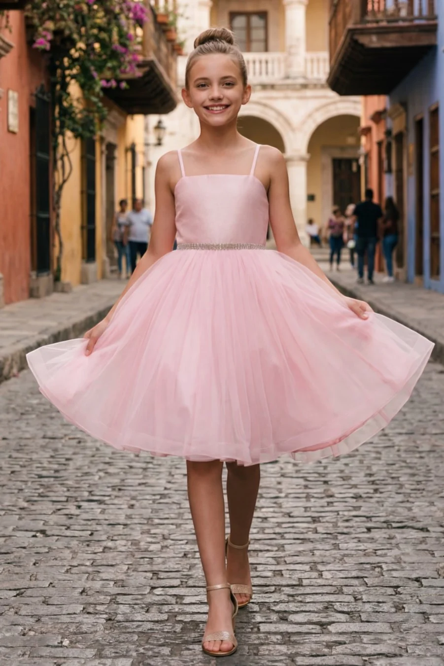 Kids Tulle Party Dress